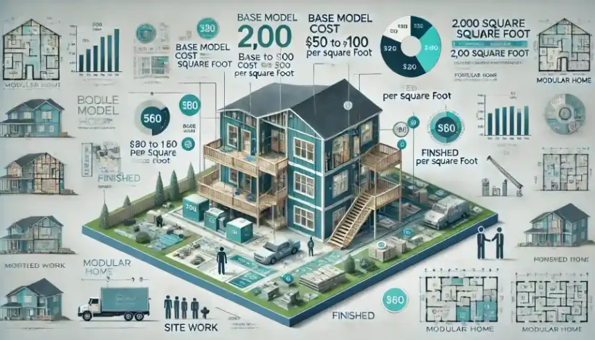 how much does a 2000 square foot modular home cost