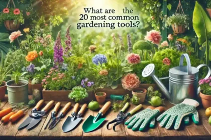 What Are the 20 Most Common Gardening Tools