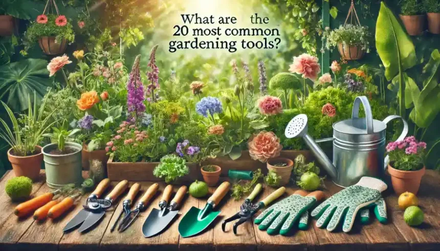 What Are the 20 Most Common Gardening Tools