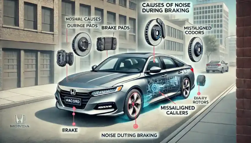 honda accord 2020 noise when braking reverse