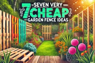 seven very cheap garden fence ideas