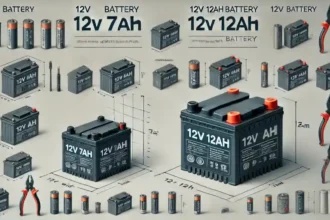 size difference between 12v 7ah and 12v 12ah battery