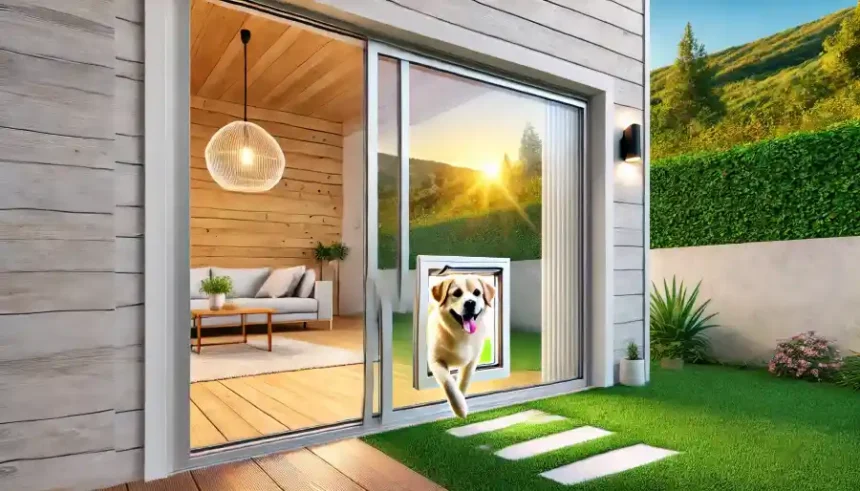 Sliding Doors with Pet Doors