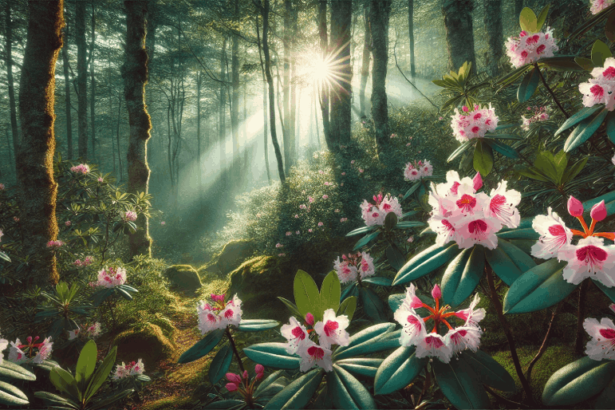 How Do Mountain Laurel Flowers Survive in the Deciduous Forest