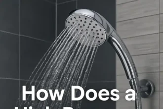 How Does a High Pressure Shower Head Work