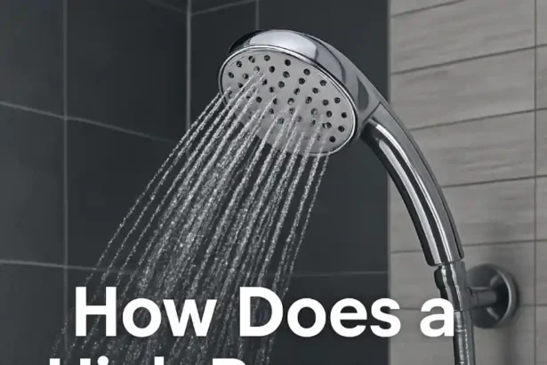 How Does a High Pressure Shower Head Work