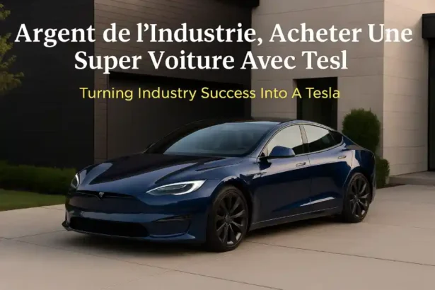 argent de l'industrie, acheter une super voiture avec tesl