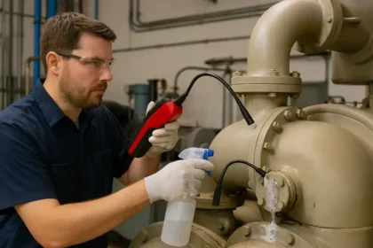 charged low-pressure refrigeration machines may be most efficiently leak checked