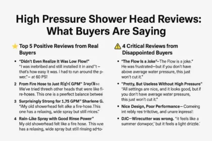 high pressure shower head reviews