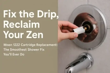 moen 1222 cartridge replacement