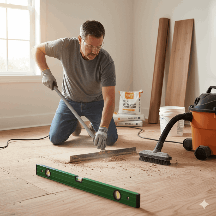 Bad Subfloor Prep
