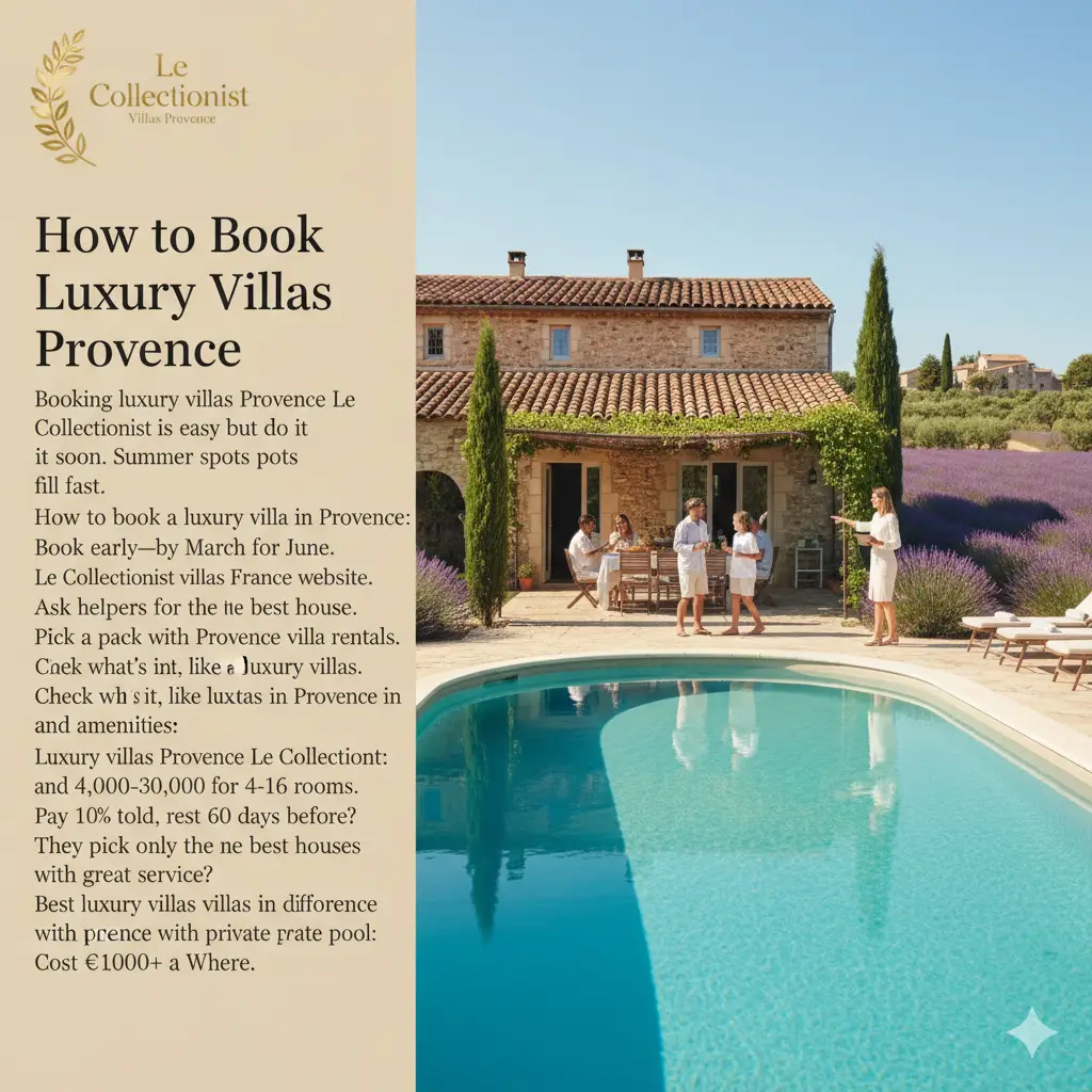 Luxury Provence Villa Rental: Book your dream holiday with Le Collectionist! Stunning private pool, stone house, and lavender fields. Find out how to secure your summer villa in the South of France before it's too late!